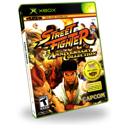 Street Fighter Anniversary Collection3D Boxes Italic